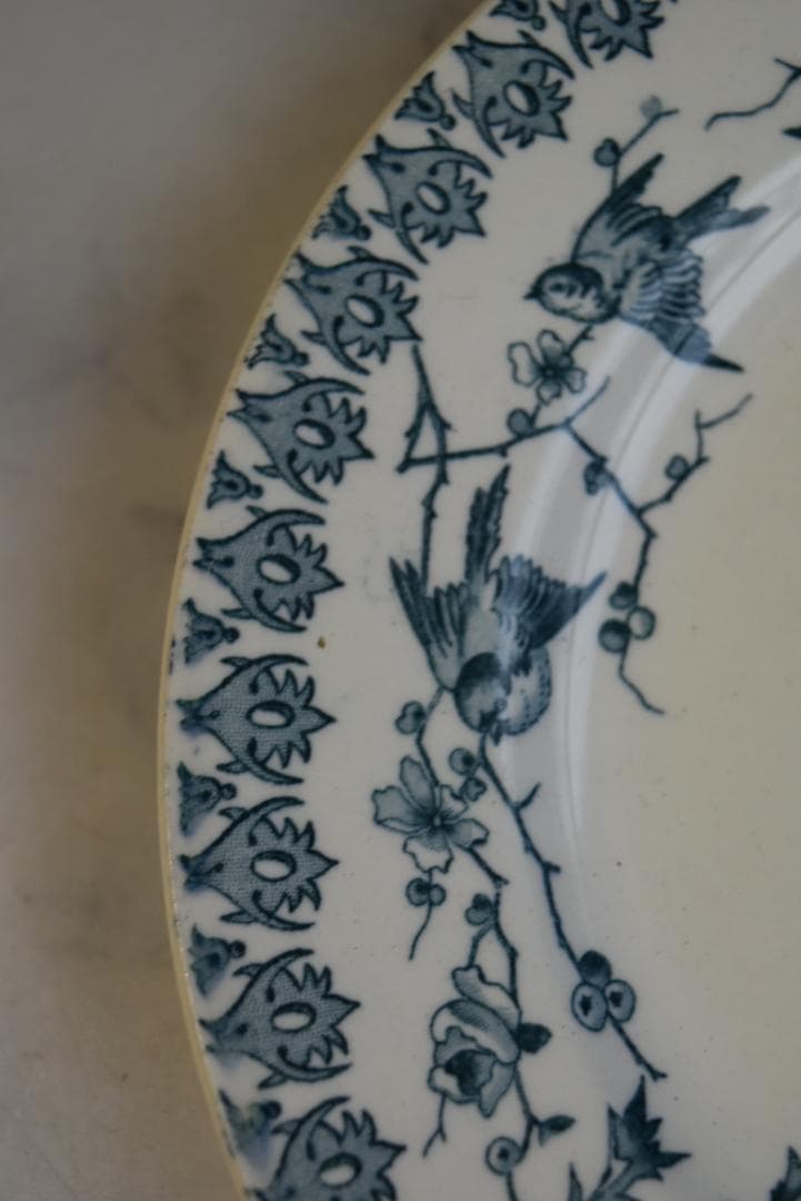 美品 choisy-le-roi ショワジー　小鳥のデザート皿　アンティーク