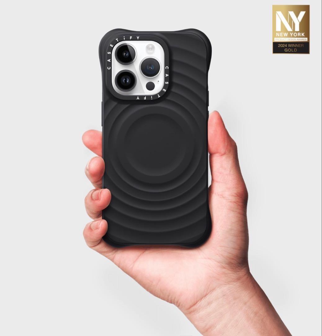 CASETiFY ブラック iPhone用ケース　14Pro