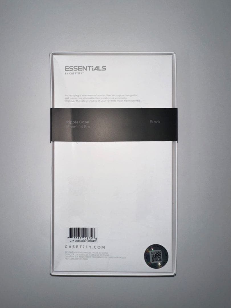 CASETiFY ブラック iPhone用ケース　14Pro