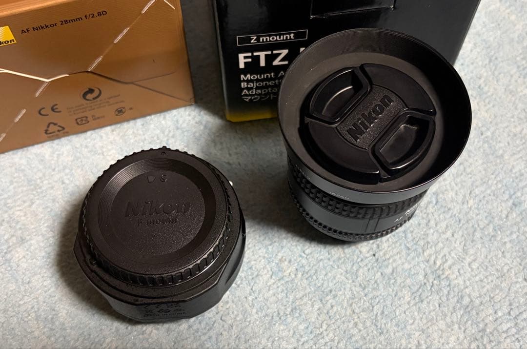 AI AF Nikkor 28mm F2.8D、FTZⅡセット