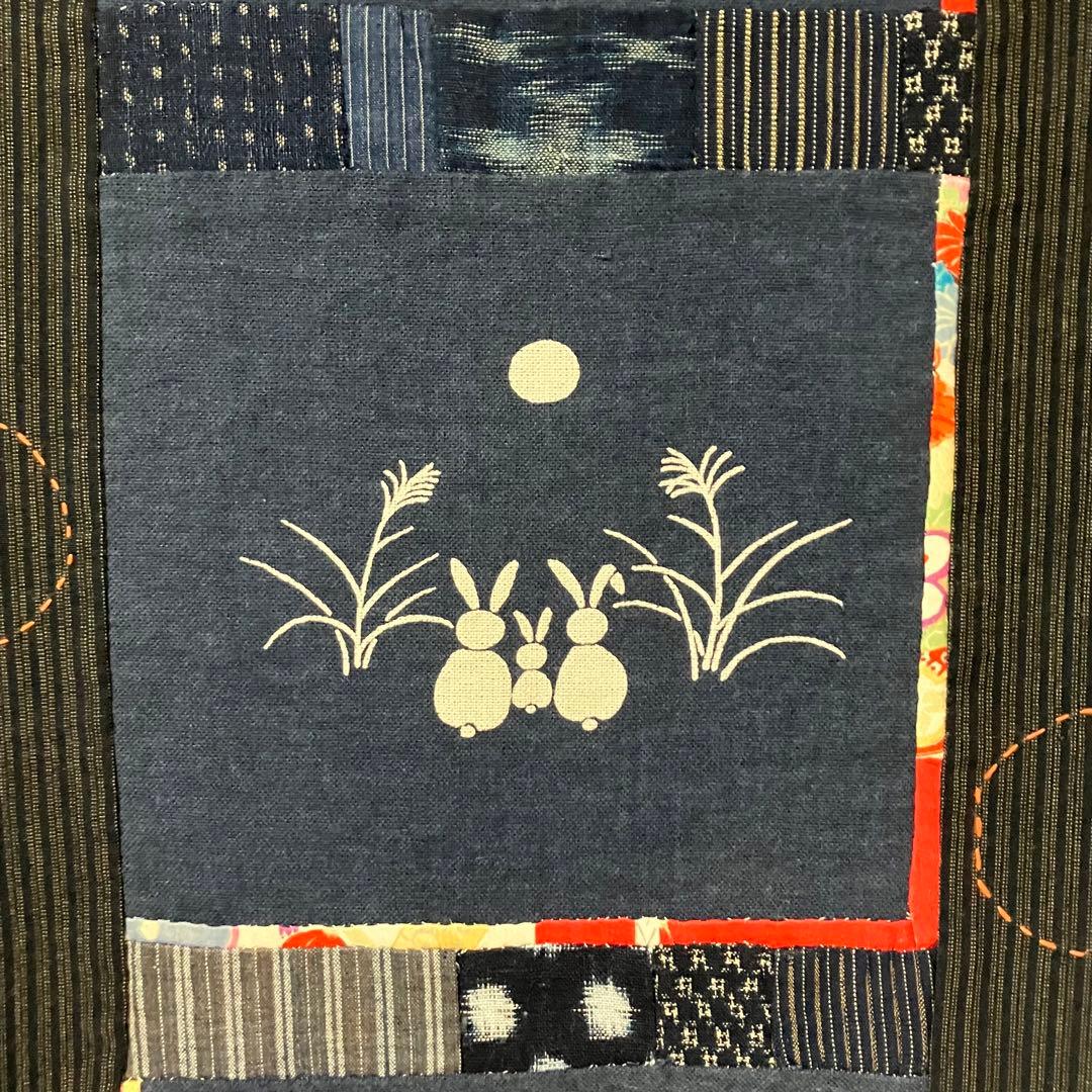 春夏秋冬リバーシブルタペストリー［パッチワーク・古布］