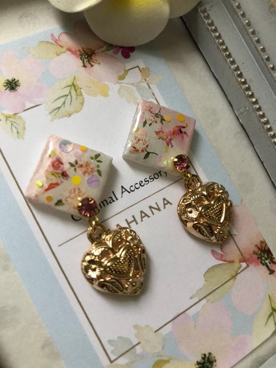 かるはさん専用♡ふんわりネコ ピアス イヤリング