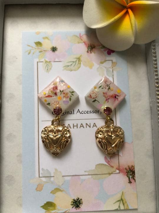 かるはさん専用♡ふんわりネコ ピアス イヤリング