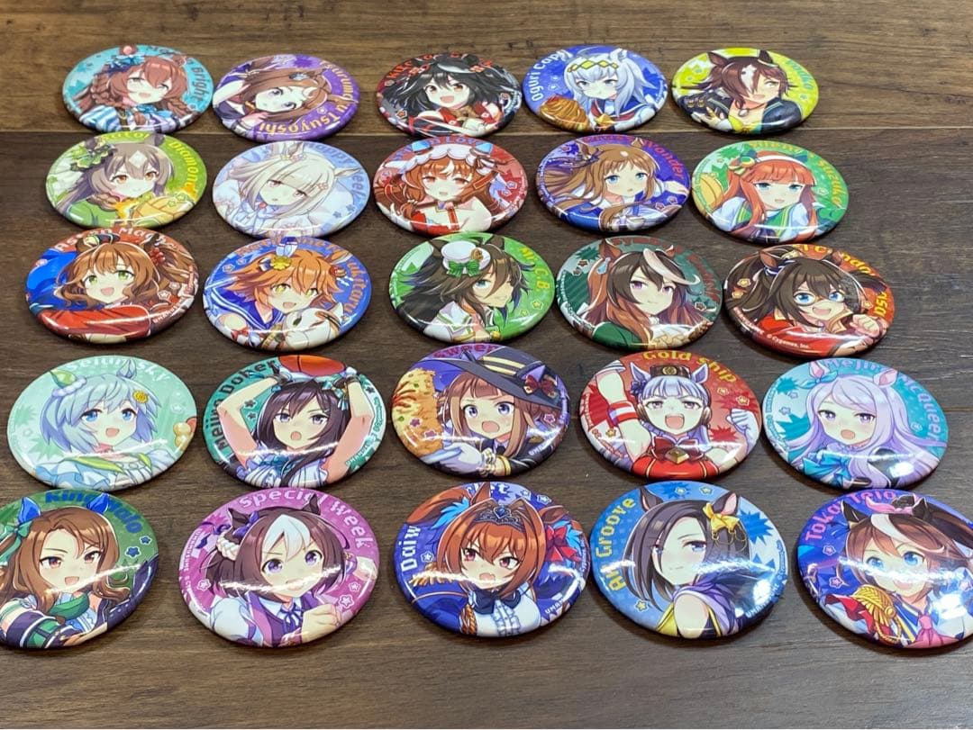ウマ娘 プリティーダービー　熱血ハチャメチャ大感謝祭！　缶バッジ　25種