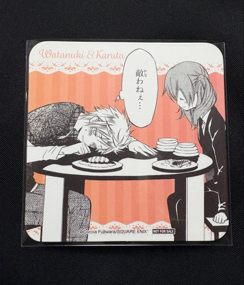 妖狐×僕SS いぬぼく 藤原ここあ カフェ 後半大阪限定コースター　カルタ＆渡狸