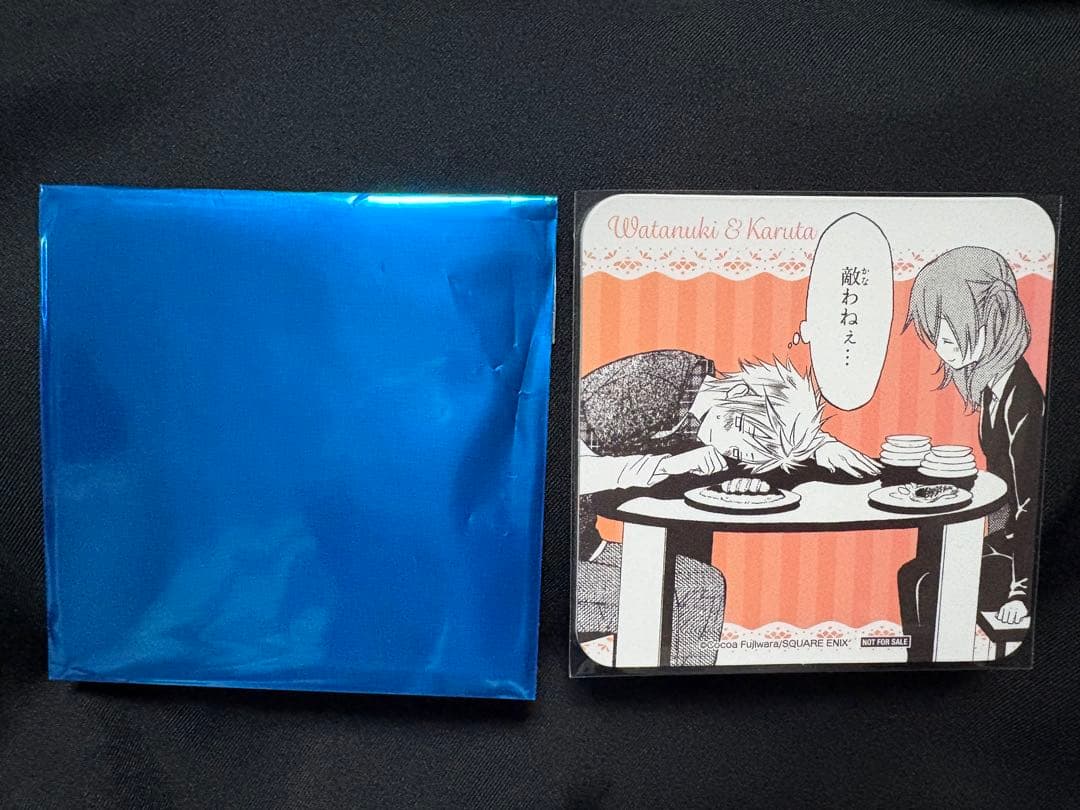 妖狐×僕SS いぬぼく 藤原ここあ カフェ 後半大阪限定コースター　カルタ＆渡狸