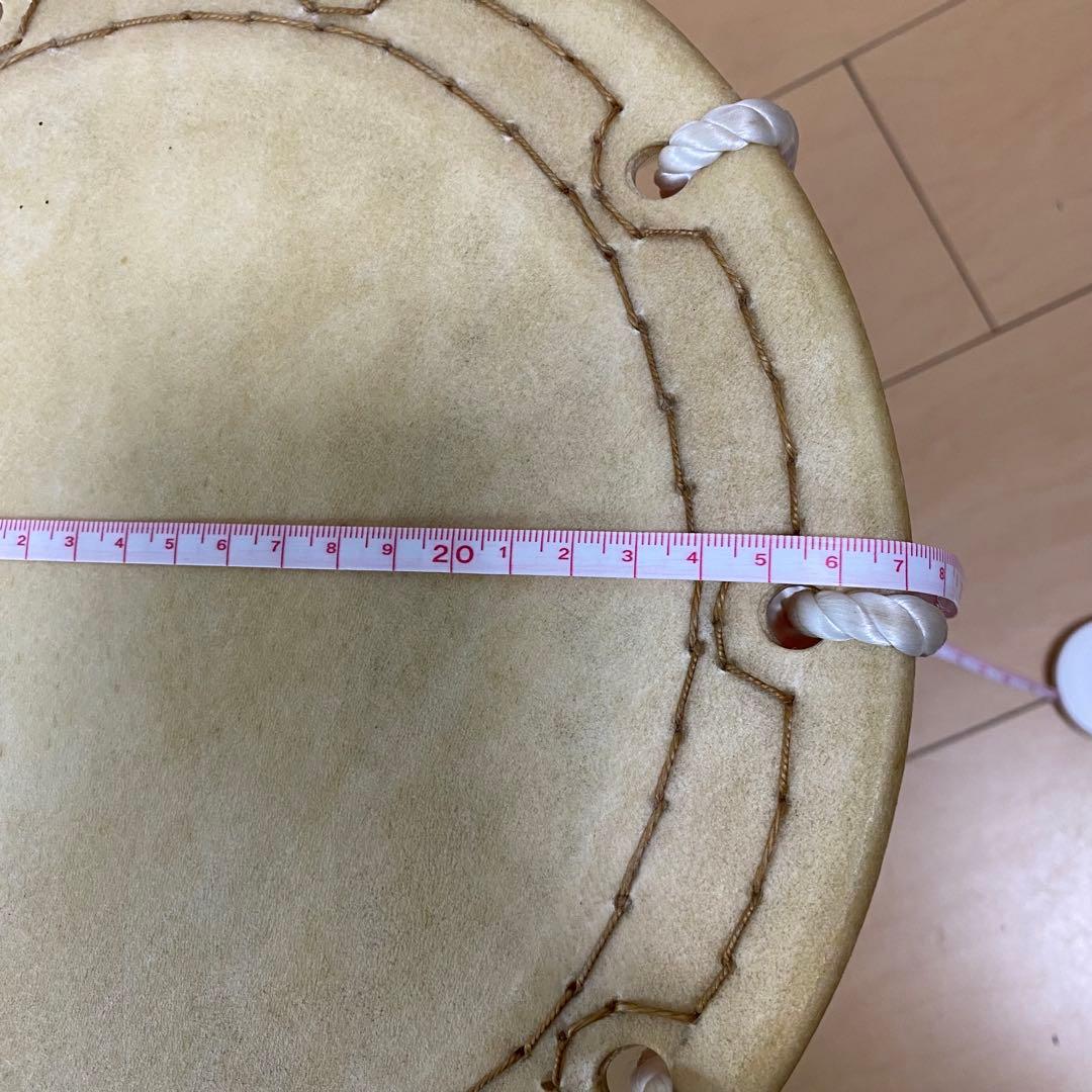 ≪美品≫かつぎ桶太鼓 鼓面27cm 高さ33cm 軽量(初心者～中級者)