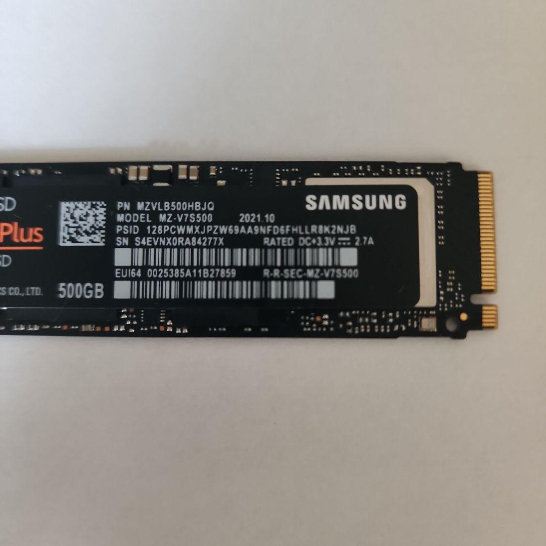 内蔵型SSD Samsung 970 EVO Plus 500GB NVMe M.2 SSD