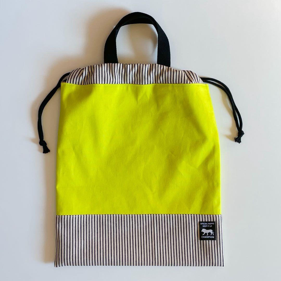 【りんご】男の子　レッスンバッグ体操着袋上履き入れ　入園入学セットグッズ