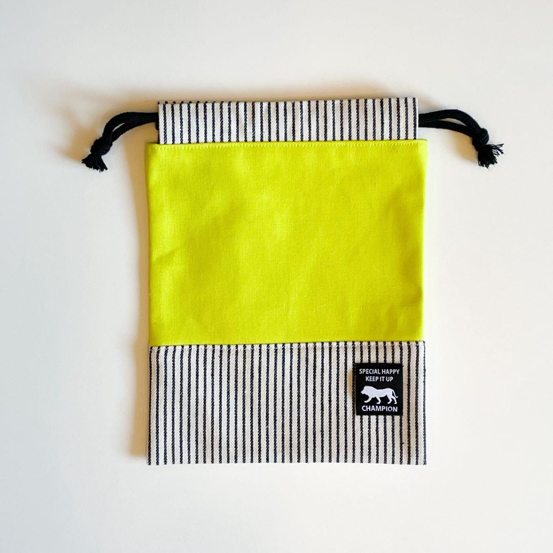 【りんご】男の子　レッスンバッグ体操着袋上履き入れ　入園入学セットグッズ