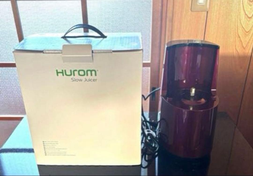 《未使用》Hurom Slow Juicer パープル　スロージューサー