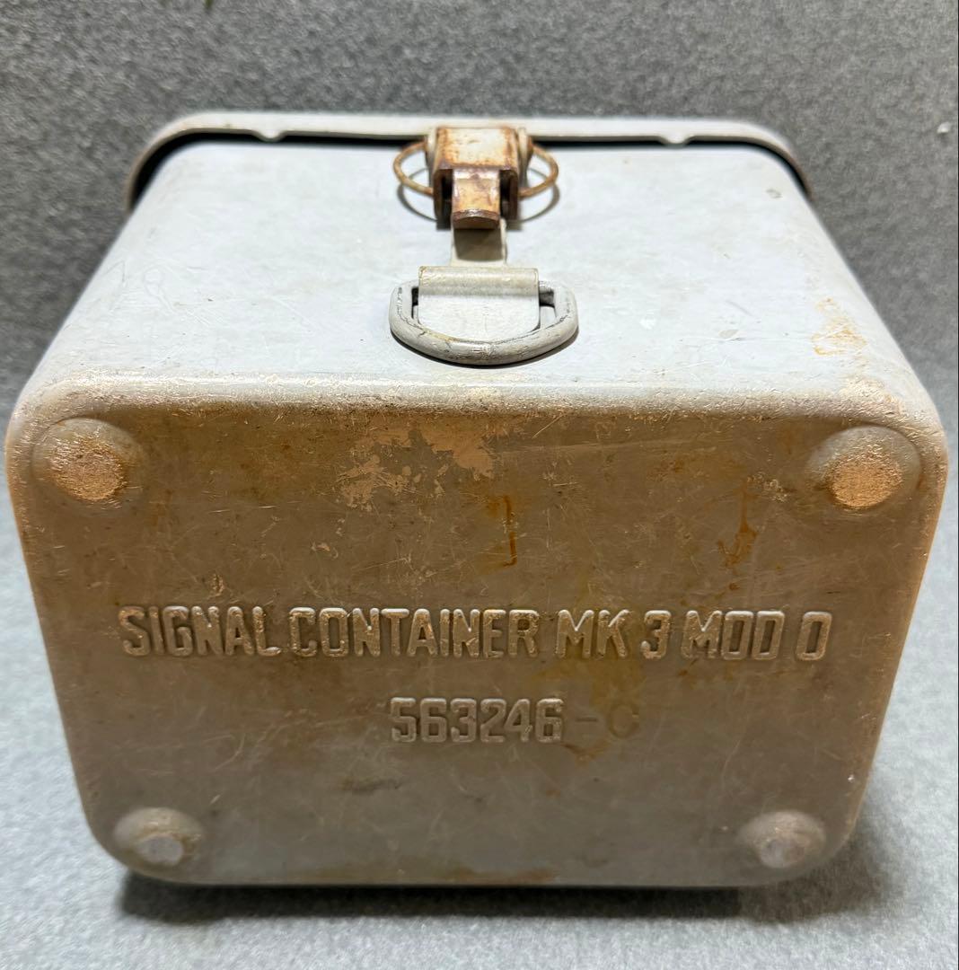 米軍 実物 シグナルコンテナ 50’s DoD