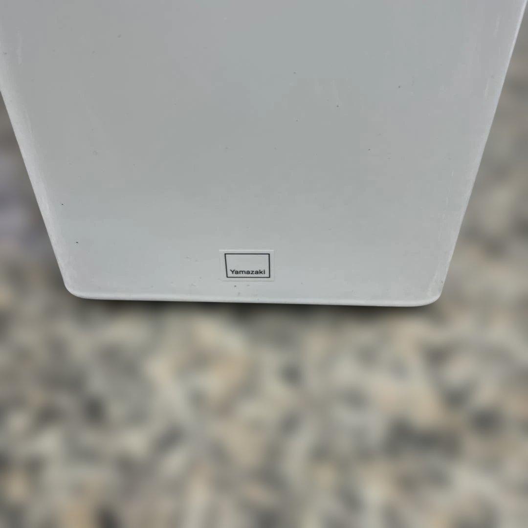 ★山崎実業 調味料ラック 2段 ホワイト キッチン収納 スパイスラック 小物格安