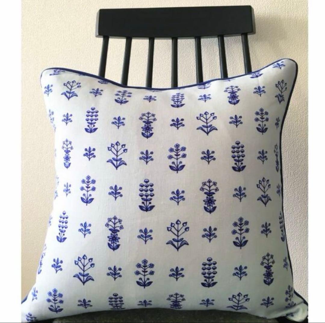 新品⭐︎kuoviブルータペストリー クッションカバー リネン　北欧