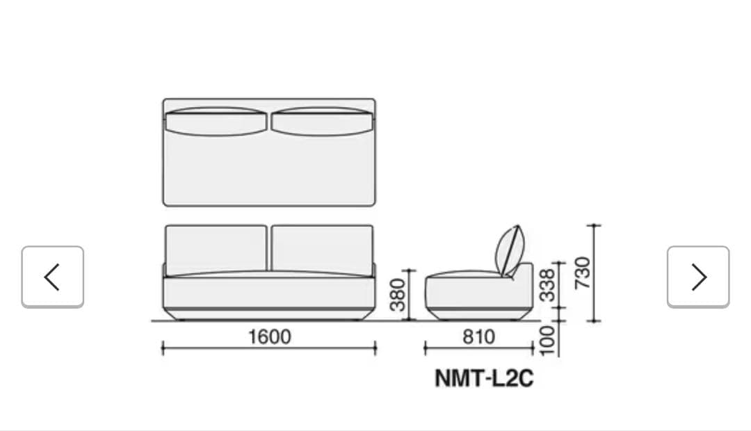 コクヨ　ロビーオフィス　リラックスソファー メッティ　ライトグレー