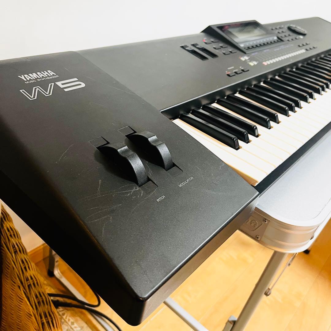 【美品】YAMAHA シンセサイザー W5 76鍵盤 ワークステーション ヤマハ