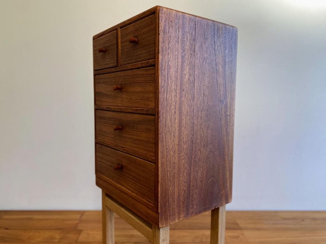 1950s ジャパンヴィンテージ 小道具入 チェスト ラワン材 作家物 仕上済