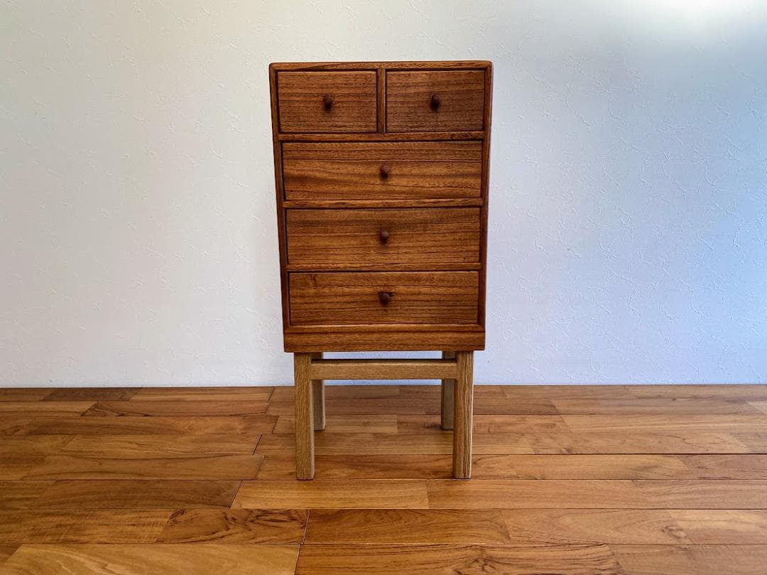 1950s ジャパンヴィンテージ 小道具入 チェスト ラワン材 作家物 仕上済