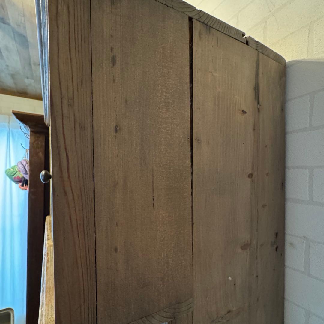 フランス　アンティーク　ウォールキャビネット　ヴィンテージ　ブロカント　シェルフ