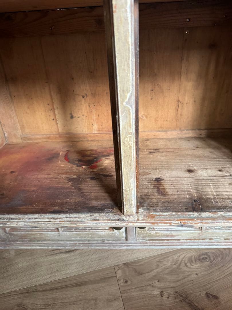 フランス　アンティーク　ウォールキャビネット　ヴィンテージ　ブロカント　シェルフ