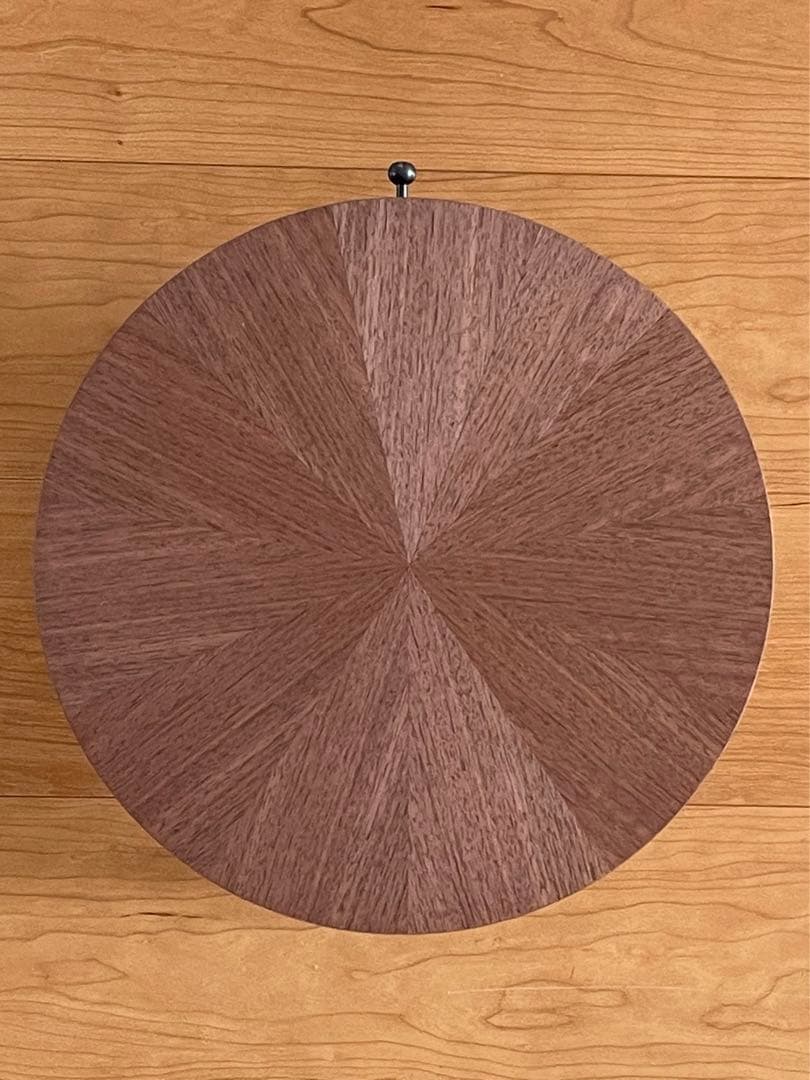 天板ウォールナット突板　卓袱台　ちゃぶ台