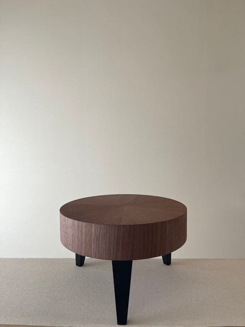 天板ウォールナット突板　卓袱台　ちゃぶ台