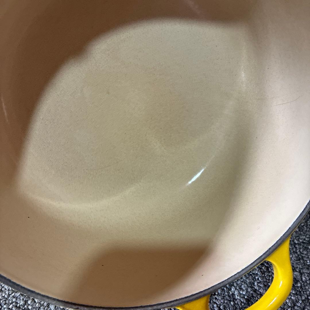 miffyLE CREUSET ココットロンド　イエロー 両手鍋 20