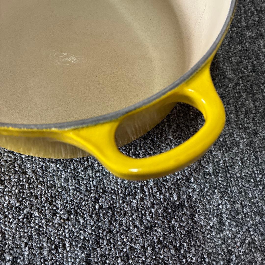 miffyLE CREUSET ココットロンド　イエロー 両手鍋 20