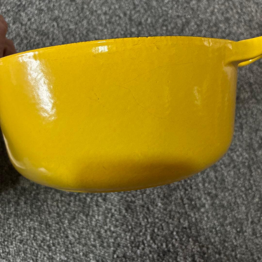 miffyLE CREUSET ココットロンド　イエロー 両手鍋 20