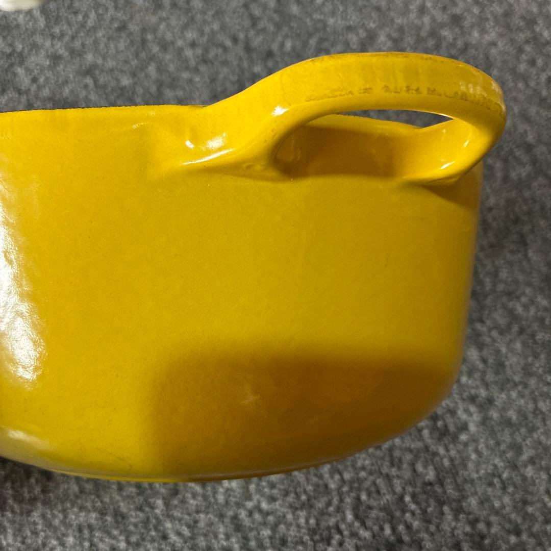 miffyLE CREUSET ココットロンド　イエロー 両手鍋 20