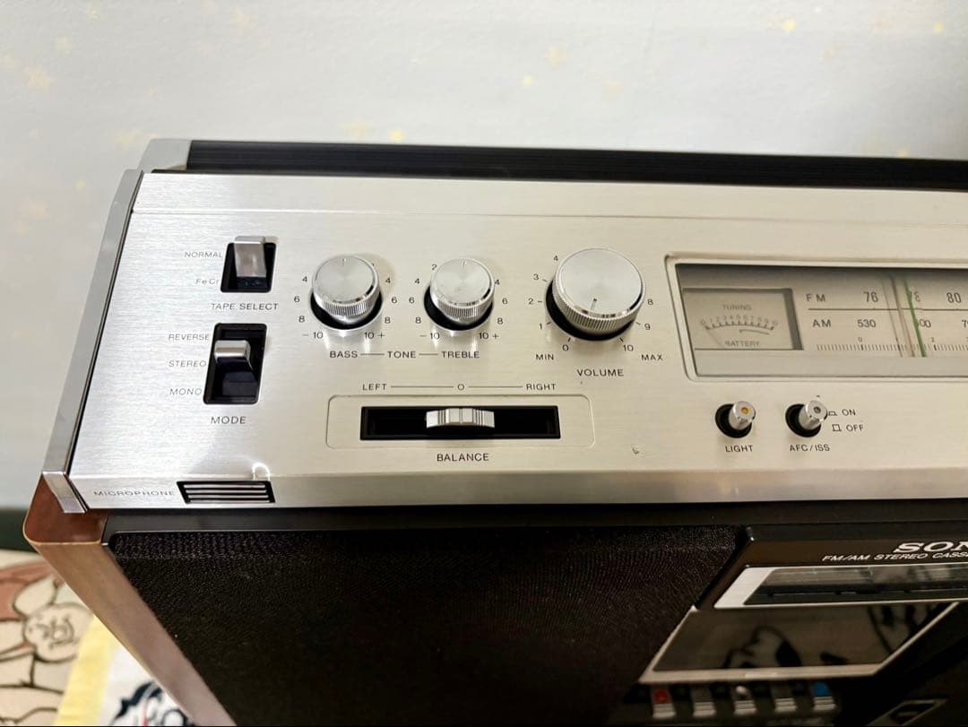 SONY　ソニー　ラジカセ　CF-6600　ジルバップ　動作品　レトロ