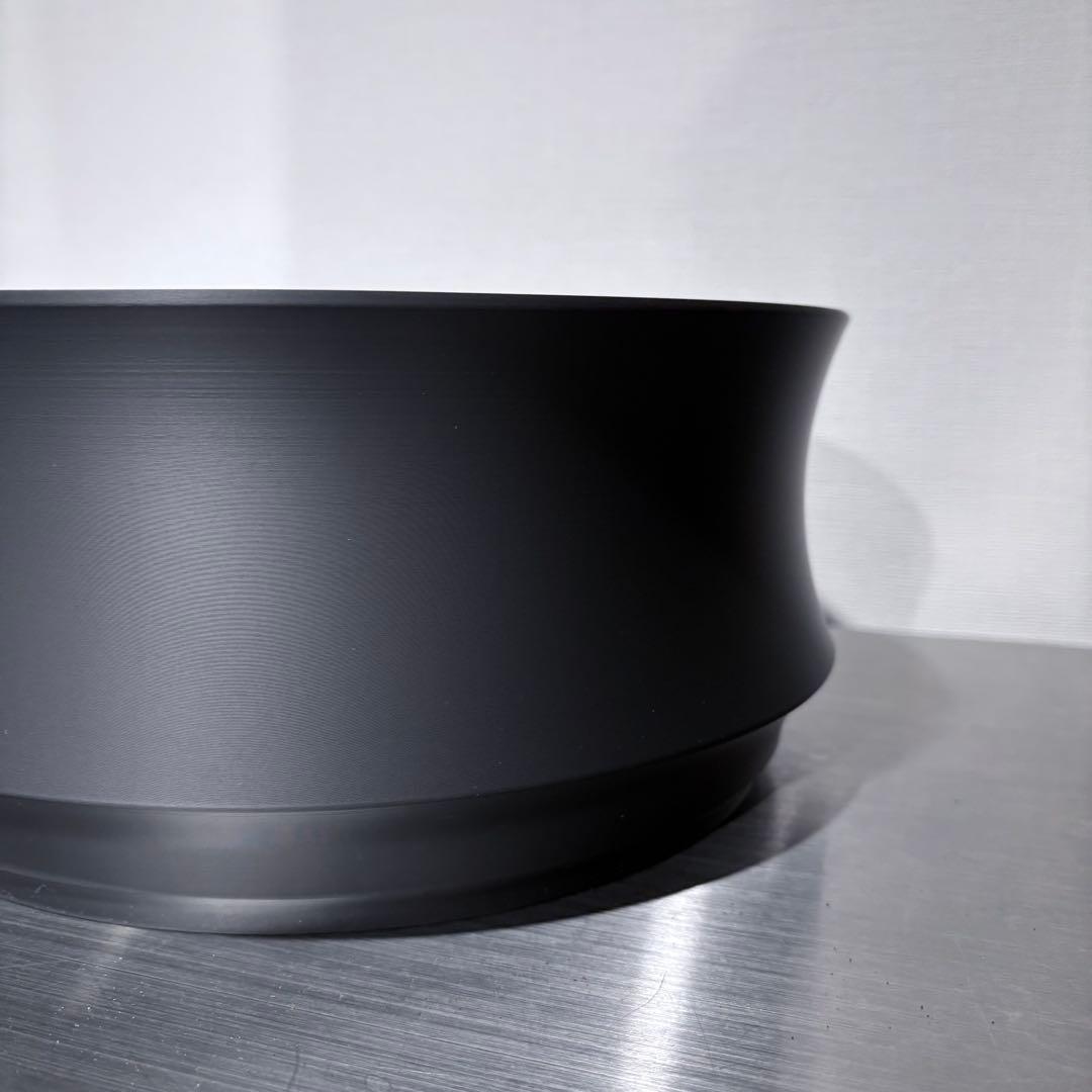 CURVE 01（Matte Black）9号 作家鉢 特大