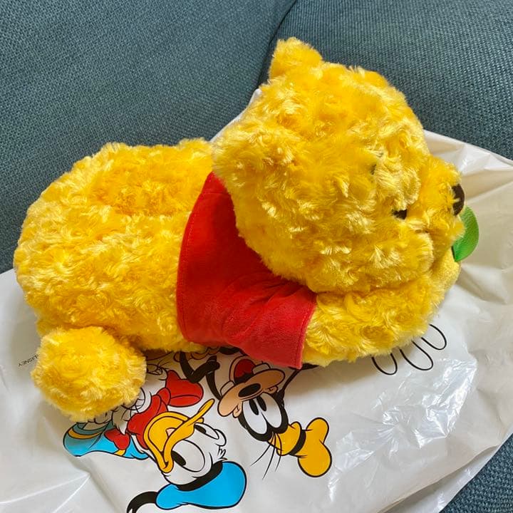 ゆずプーさん　ディズニー　羽生結弦選手　タグ付き新品　ゆずプーティッシュカバー