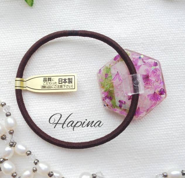 おとぎの国 赤ずきんちゃんの世界 六角形レジンヘアゴム