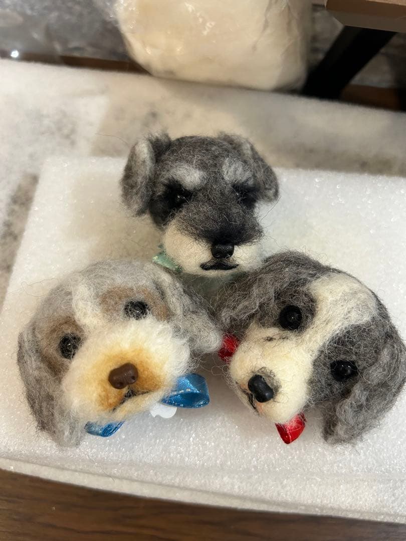 きき様　犬羊毛フェルト　ご確認用