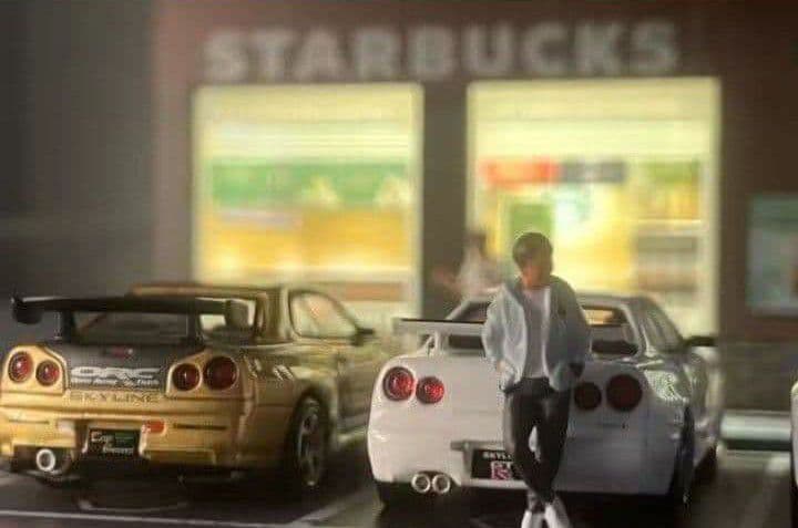 ◉STARBUCKS　COFFEECAFE➕コーヒーショップ女性店員セット