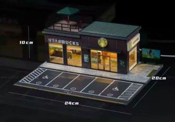 ◉STARBUCKS　COFFEECAFE➕コーヒーショップ女性店員セット
