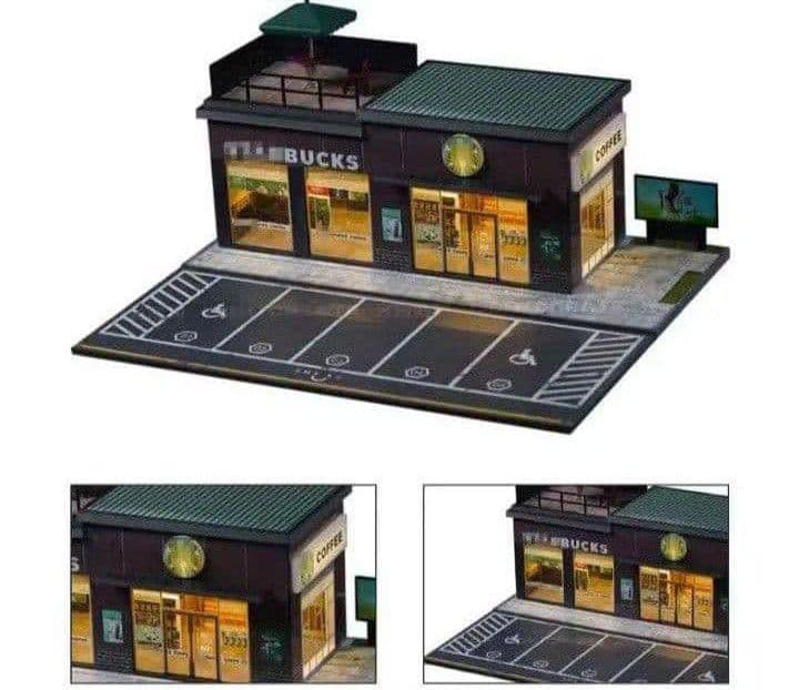 ◉STARBUCKS　COFFEECAFE➕コーヒーショップ女性店員セット