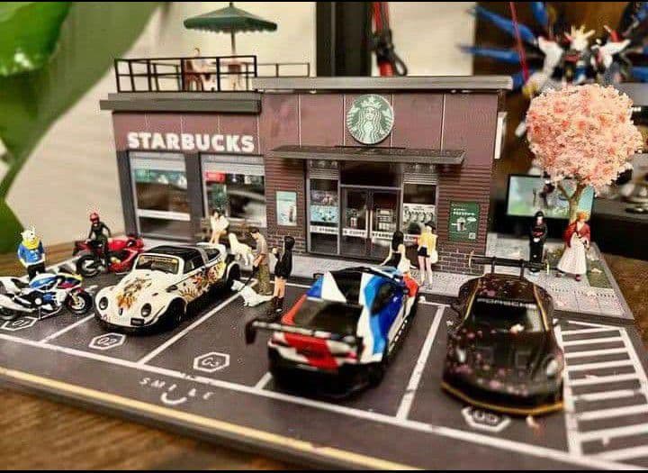 ◉STARBUCKS　COFFEECAFE➕コーヒーショップ女性店員セット