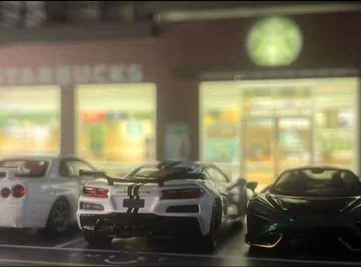 ◉STARBUCKS　COFFEECAFE➕コーヒーショップ女性店員セット