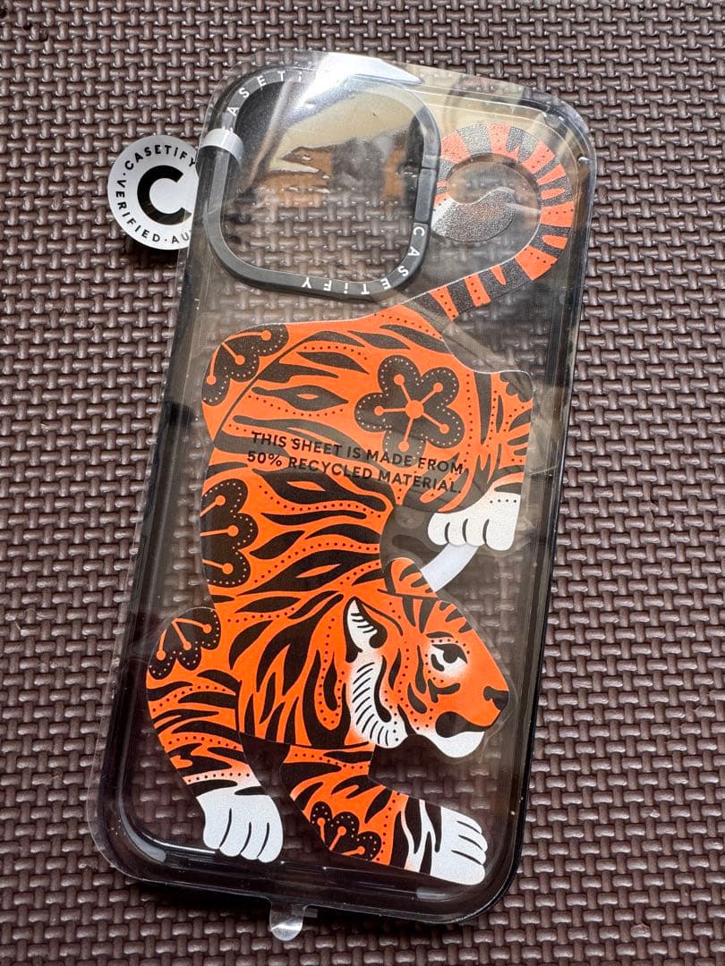 未使用 casetify iPhone 15 PRO MAX スタンド 虎