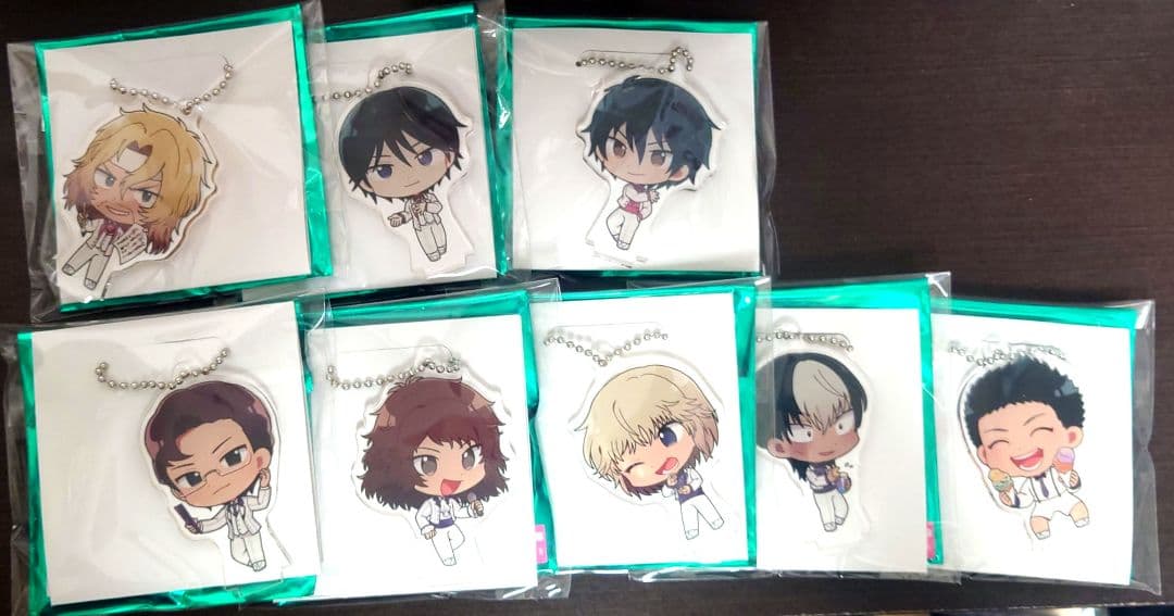 テニスの王子様　セガカフェ　アクリルキーホルダー　コンプリートセット