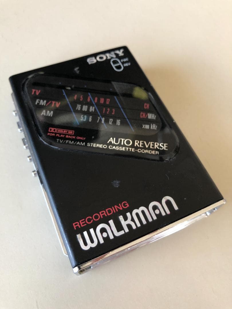 ソニーSONY ウォークマン WM-F203 ブラック(ジャンク)