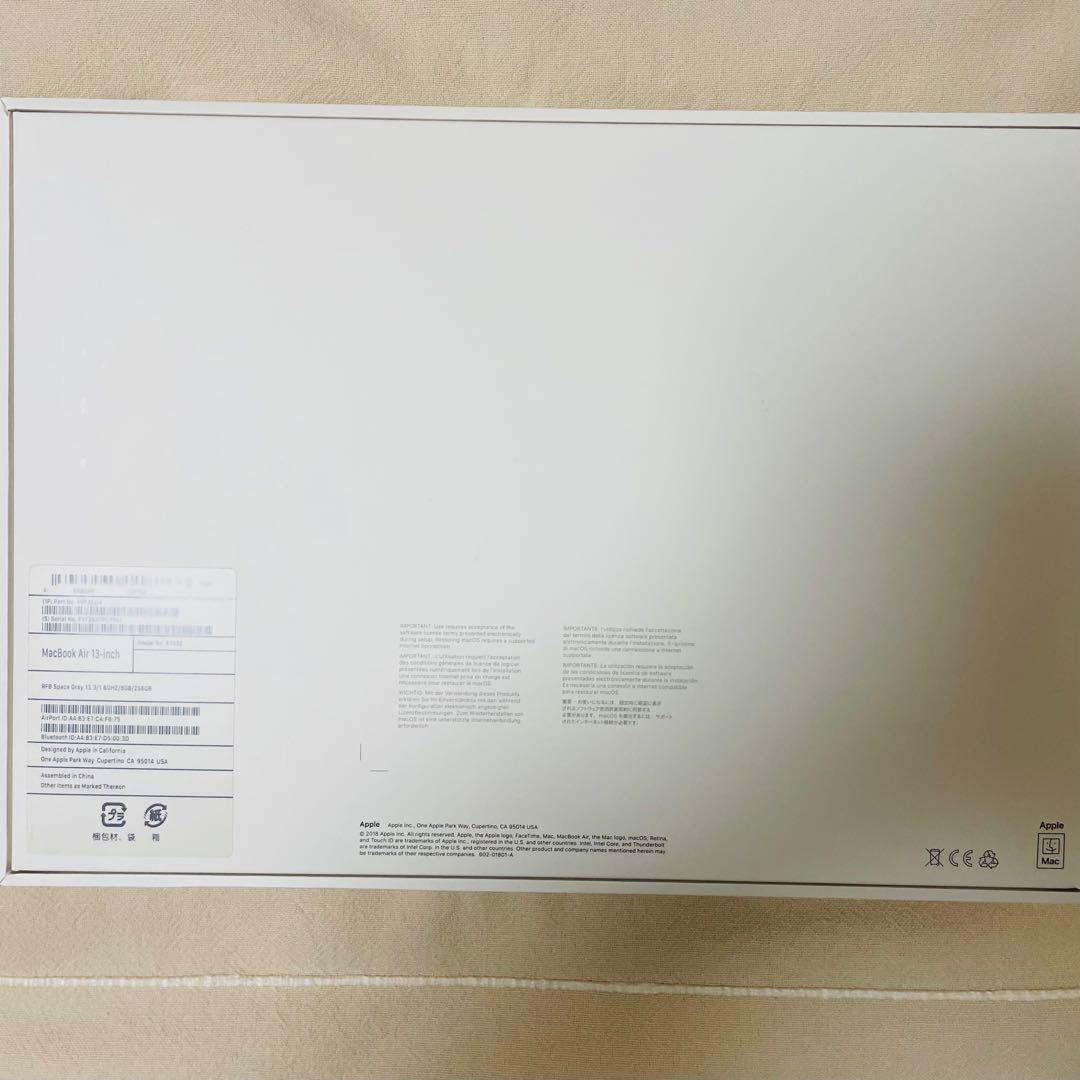 【極美品】MacBook Air Retina 13inch（2019モデル）