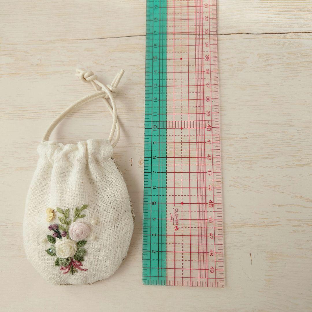 ちっちゃな巾着サシェ/詰替えタイプ【ローズブーケ】
