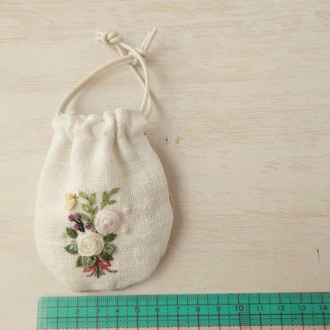 ちっちゃな巾着サシェ/詰替えタイプ【ローズブーケ】