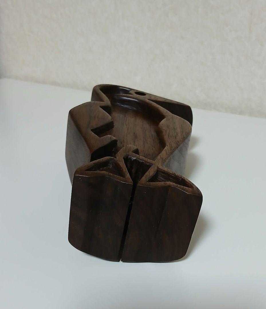 チャムスでおなじみ！「カツオドリ」ウォールナット(高級クルミ)材　削り出し！！