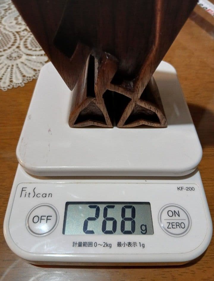 チャムスでおなじみ！「カツオドリ」ウォールナット(高級クルミ)材　削り出し！！