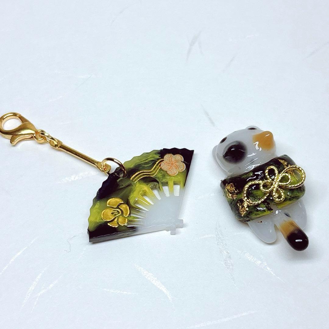 ★123 お正月にゃんこチャームセット