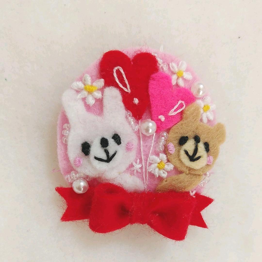 ♡風船ヘアゴムorブローチ